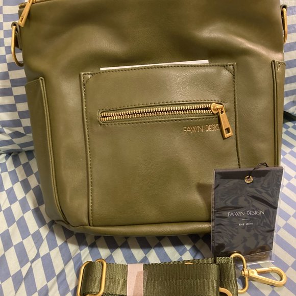 Fawn Design - Moss Green Mini Bag *EXCELLENT CONDITION* - Picture 2 of 16